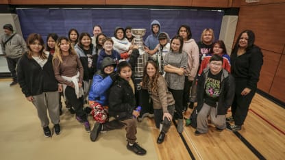 Stanley Cup makes surprise visit to Enoch Cree Nation school