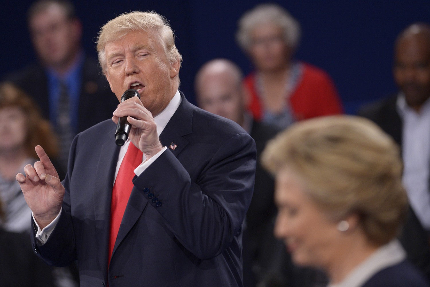 Trump lies about his history of targeting Hillary Clinton