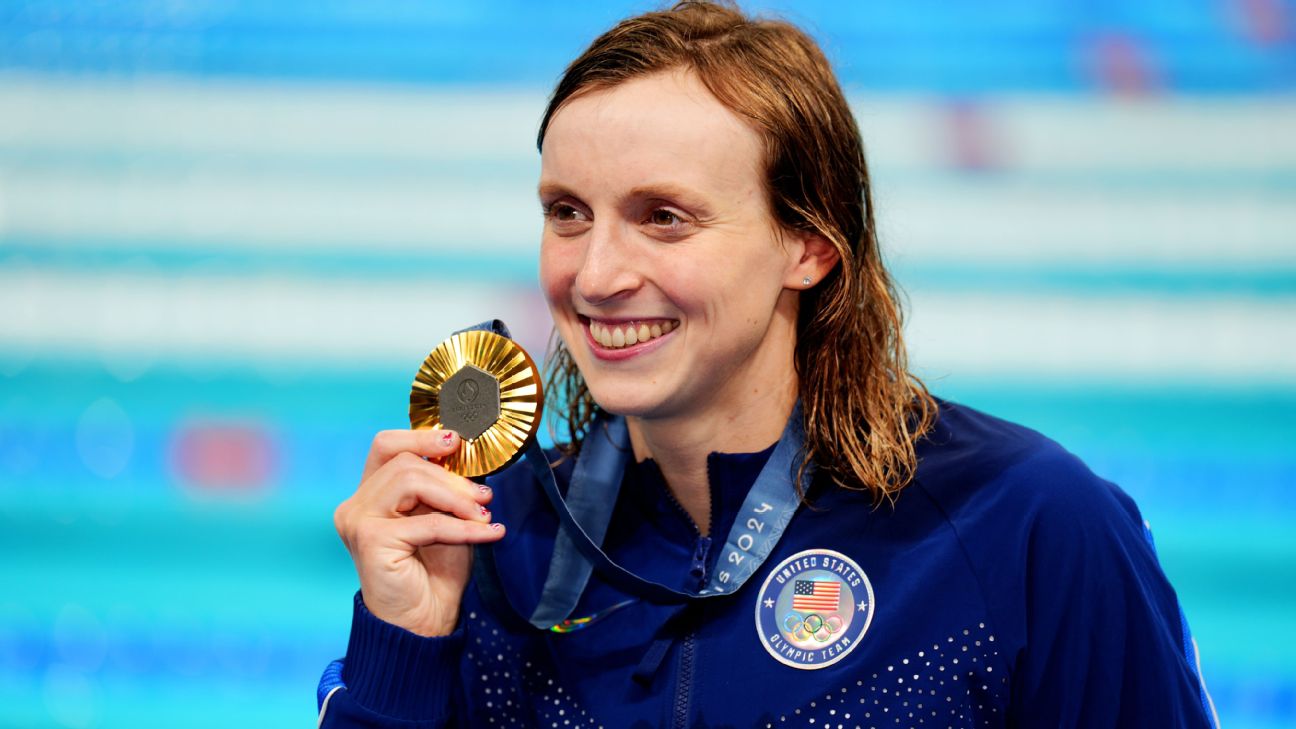 U.S. firsts at 2024 Olympics: Ledecky, Durant, Biles, more – ESPN